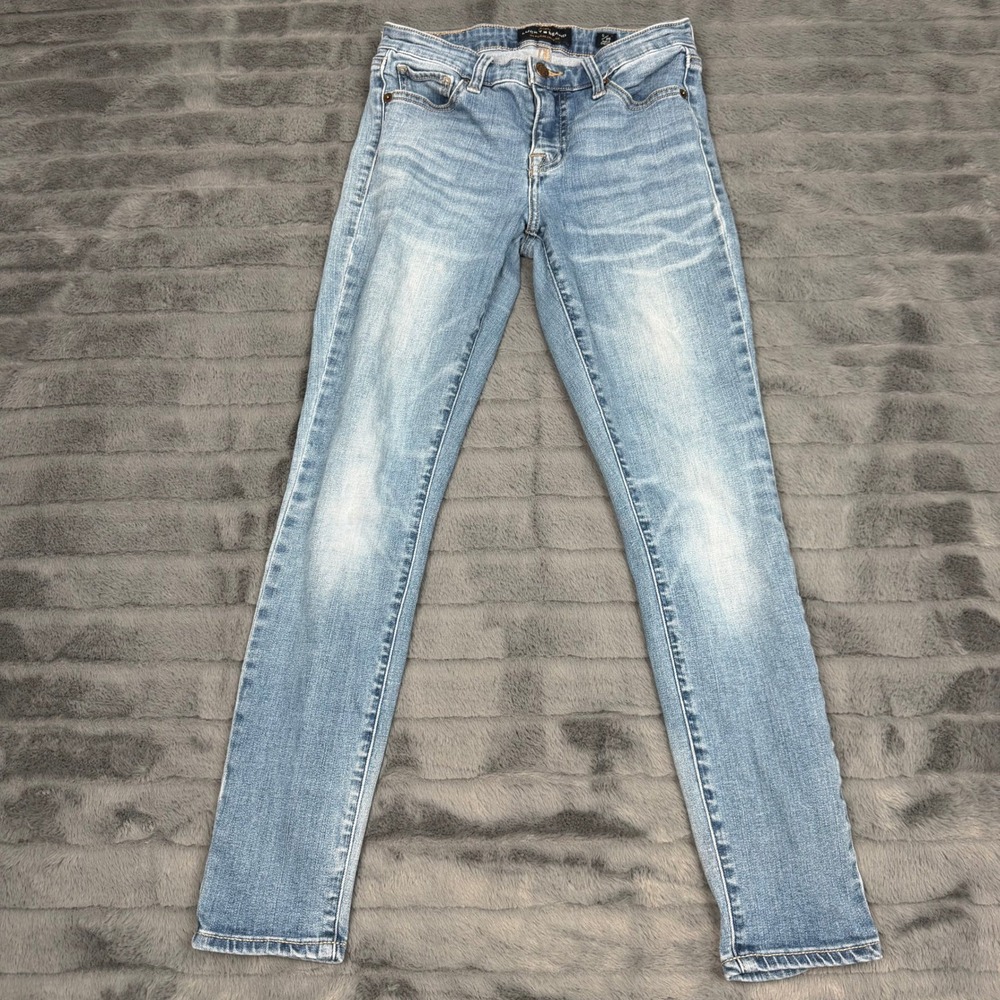 Lucky Brand Ava Skinny Ankle Jeans Light Wash Denim Womens Size 0/25